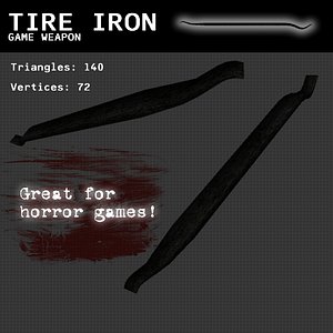 Tire Iron Game Weapon