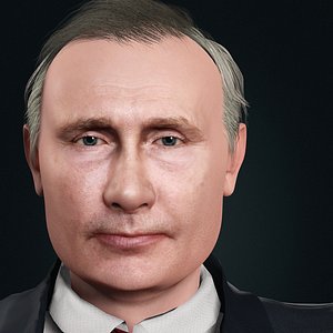 Vladimir Putin - Hyper Realistic - Low Poly