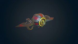 Sci-fi Military drone - 02