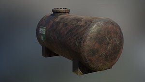 3D Industrial Recycled Oil Storage Tank