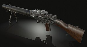 lewis gun 3D model