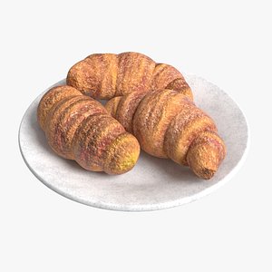 3D Croissant PBR