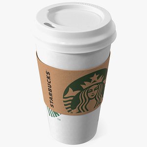 3D Starbucks Coffee Paper Cup
