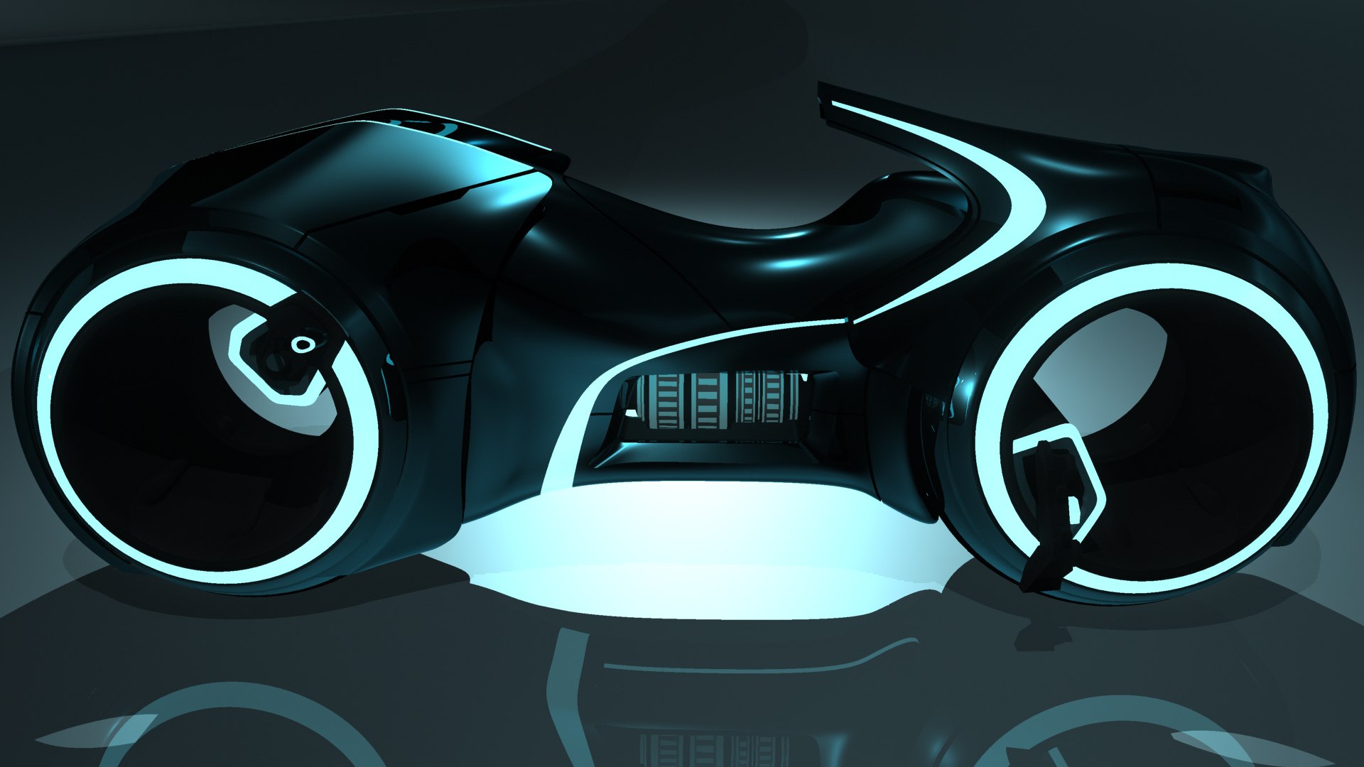Tron Light Cycle 3d Fbx