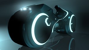 Tron Like Bike Light Cycle