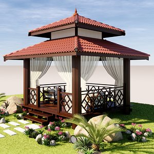 3D pavilions vila model