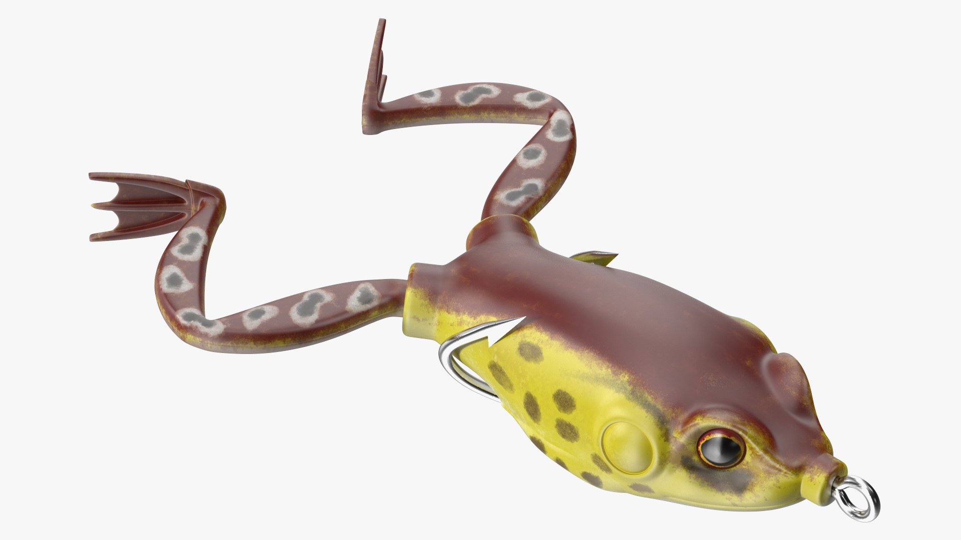 Frog Topwater Lure 3D model preview