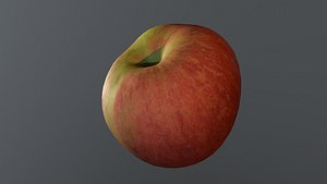 apple 08 fruit 3D model