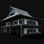 JAPAN CHINESE ASIAN FEUDAL HUT HOUSE DOJO CABIN VILLAGE SAMURAI