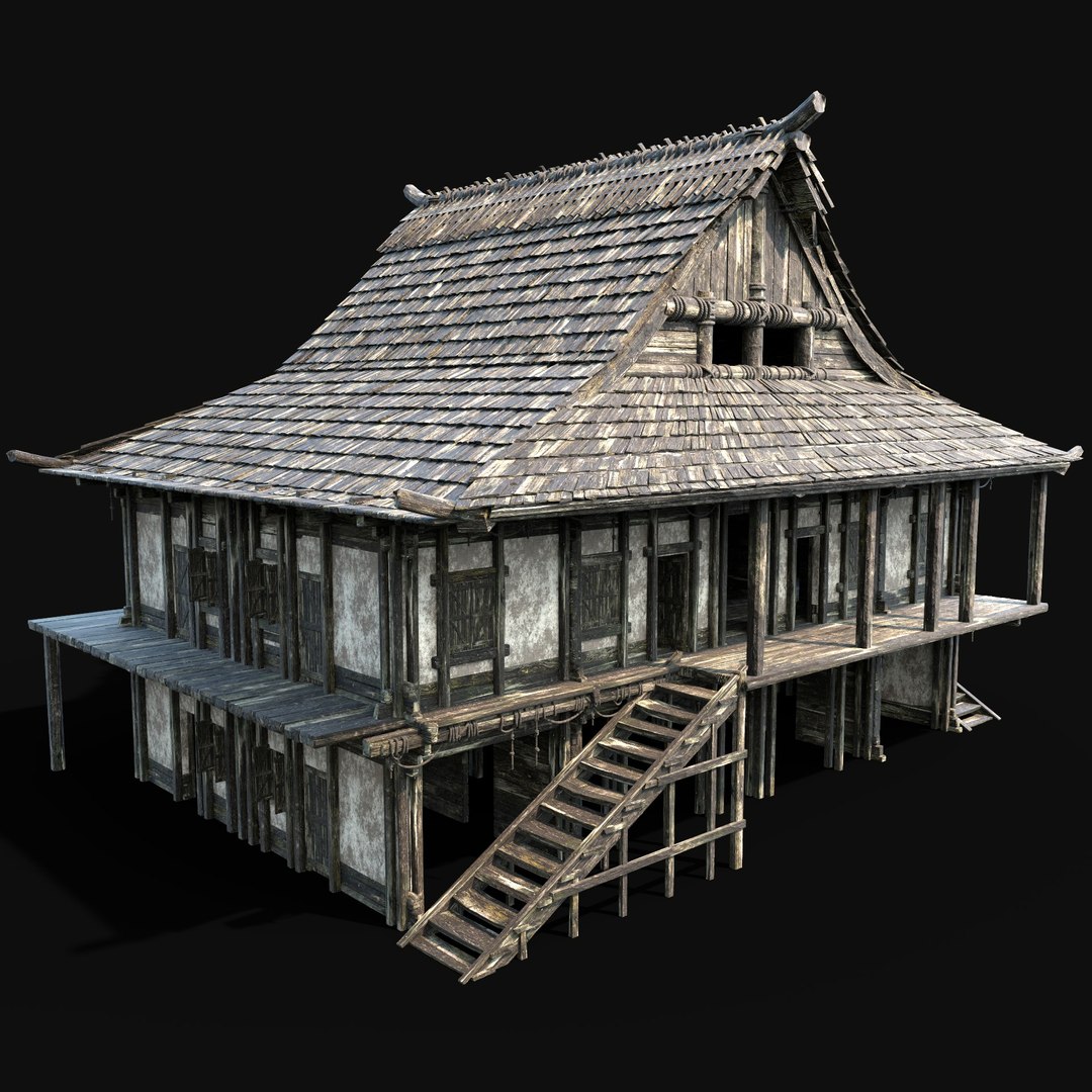 3D model JAPAN CHINESE ASIAN FEUDAL HUT HOUSE DOJO CABIN VILLAGE SAMURAI https://p.turbosquid.com/ts-thumb/DO/e8kPMv/7s/japan_house_002_render7/jpg/1658145098/1920x1080/fit_q87/ccedff3946fa9f5b6012c838d2a28ba93d2bf5cd/japan_house_002_render7.jpg
