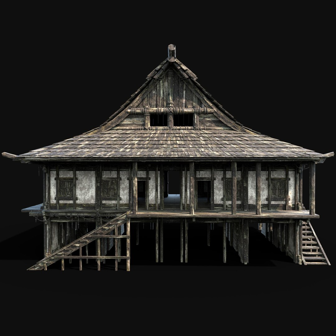 3D model JAPAN CHINESE ASIAN FEUDAL HUT HOUSE DOJO CABIN VILLAGE SAMURAI https://p.turbosquid.com/ts-thumb/DO/e8kPMv/IV/japan_house_002_render8/jpg/1658145097/1920x1080/fit_q87/f1b0c57e6038d0b80fe06f200a665b9cfe9e191b/japan_house_002_render8.jpg