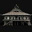 JAPAN CHINESE ASIAN FEUDAL HUT HOUSE DOJO CABIN VILLAGE SAMURAI