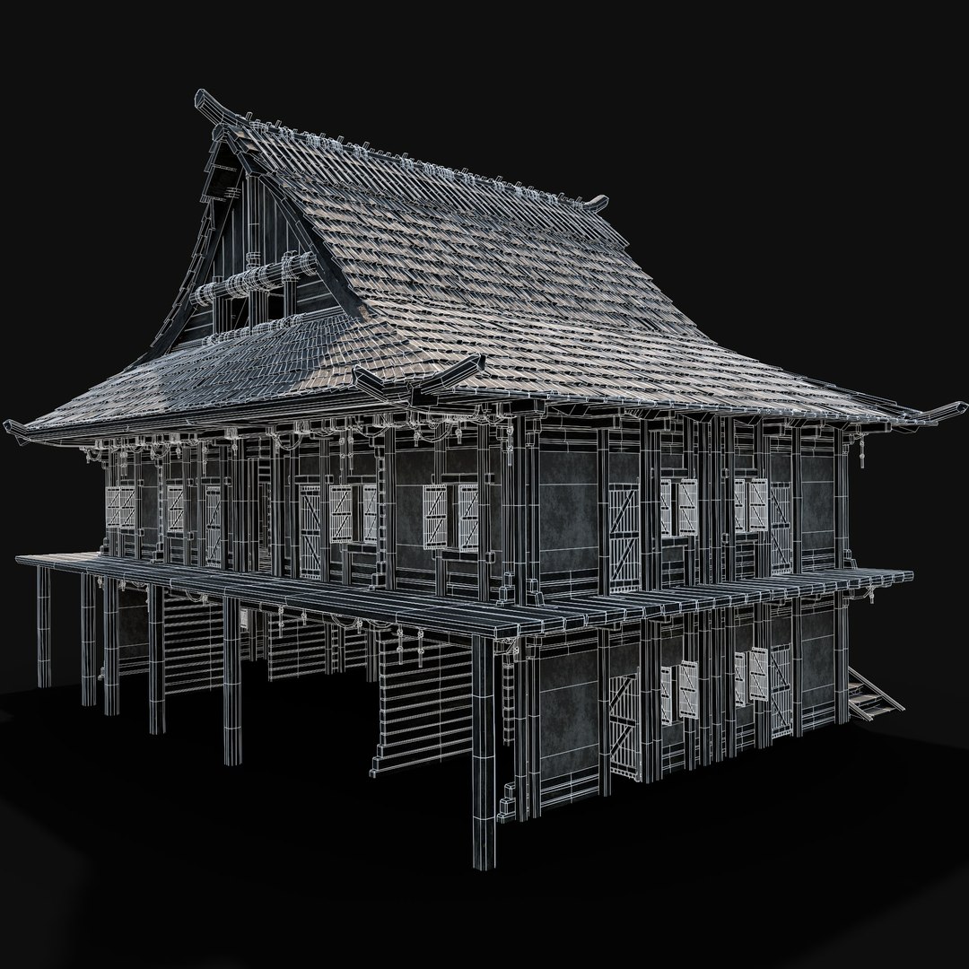 3D model JAPAN CHINESE ASIAN FEUDAL HUT HOUSE DOJO CABIN VILLAGE SAMURAI https://p.turbosquid.com/ts-thumb/DO/e8kPMv/Pr/japan_house_002_render11/jpg/1658145103/1920x1080/fit_q87/9f49a4a8e84e018799dd3e7068cd3460680ba76c/japan_house_002_render11.jpg
