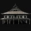 JAPAN CHINESE ASIAN FEUDAL HUT HOUSE DOJO CABIN VILLAGE SAMURAI