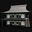 JAPAN CHINESE ASIAN FEUDAL HUT HOUSE DOJO CABIN VILLAGE SAMURAI