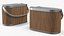 3D Portable Speaker with Light Oak Panels model