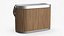3D Portable Speaker with Light Oak Panels model