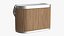 3D Portable Speaker with Light Oak Panels model