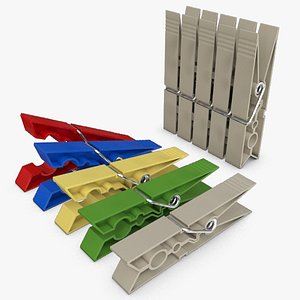 clothes pegs 3d max