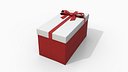 Gift Box - Rectangular with Fixed Ribbon Bow