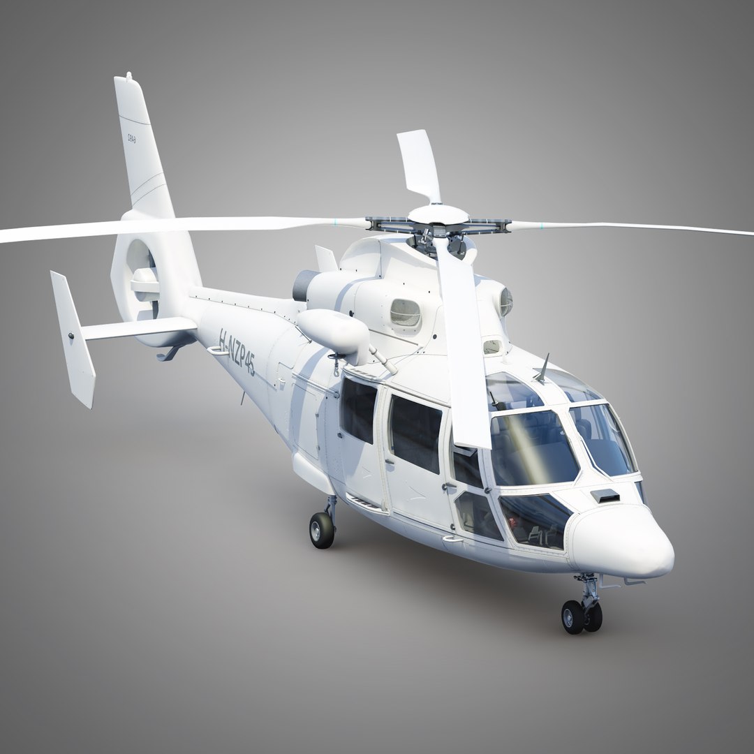 3dsmax Eurocopter 365 As365