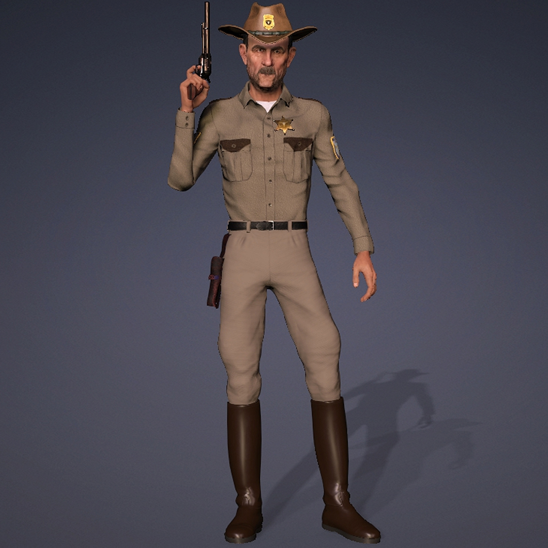 Sheriff 3d Model Turbosquid 1937451 8239