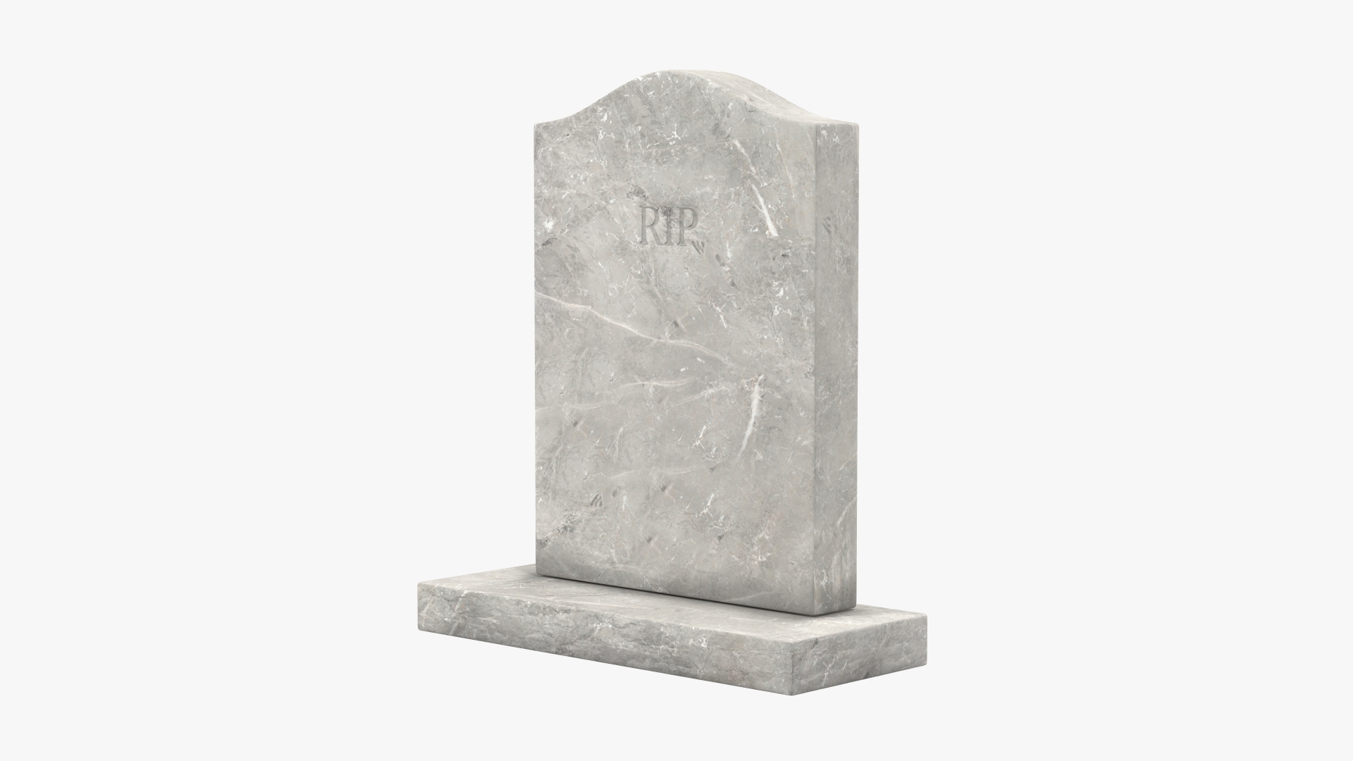 3D Marble Headstone Grave Model - TurboSquid 1445534
