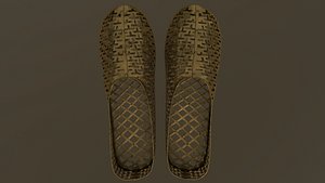 Korea Traditional Shoes 3D model