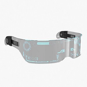 Sci-Fi Glasses 3D model