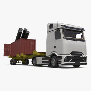 Ready Firing Container Missile System on Trailer with Truck