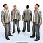 8 Pre-Animated 3d People Models-Casual v2