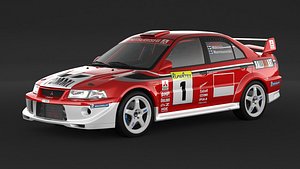 Mitsubishi Lancer Evolution 6 Tme Rally Car