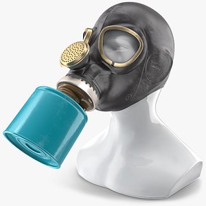 gp5 lightweight gas mask 3D model