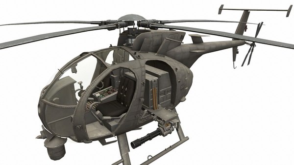 AH-6リトルバード3Dモデル - TurboSquid 1538843