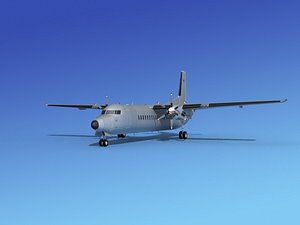 fokker 50 3d max