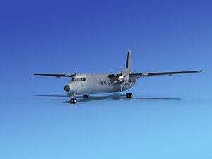 Fokker 50 Bare Metal
