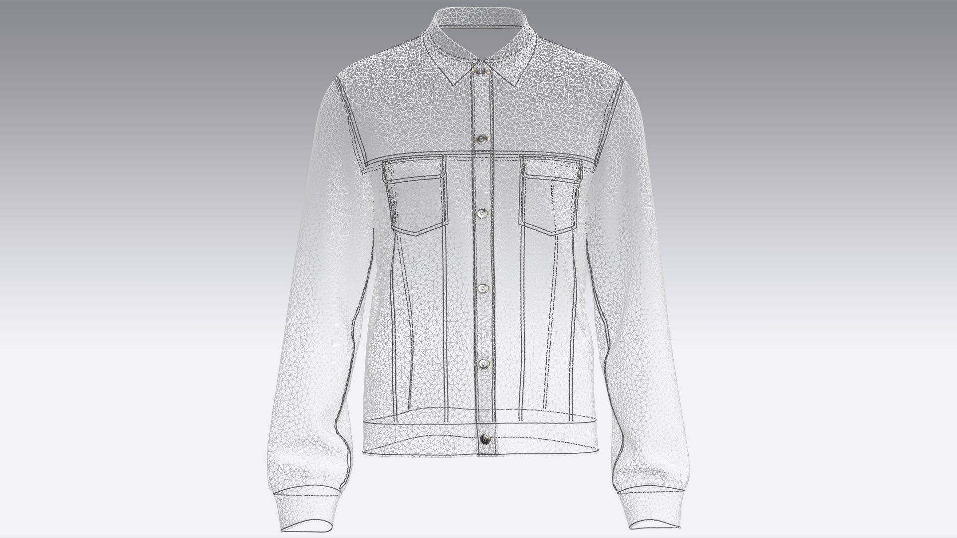 Denim Jacket Model - TurboSquid 2245503