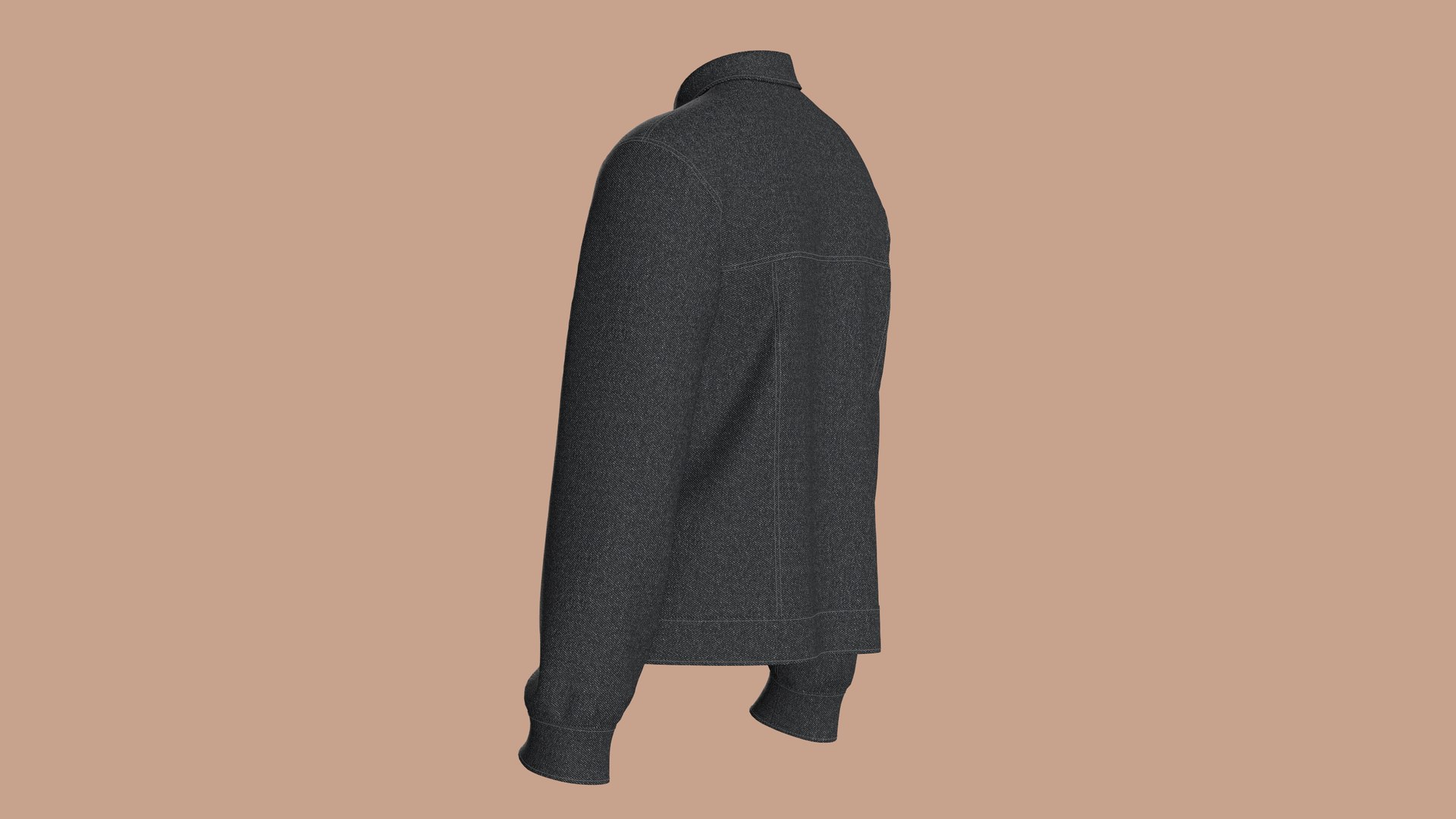 Denim Jacket Model - TurboSquid 2245503