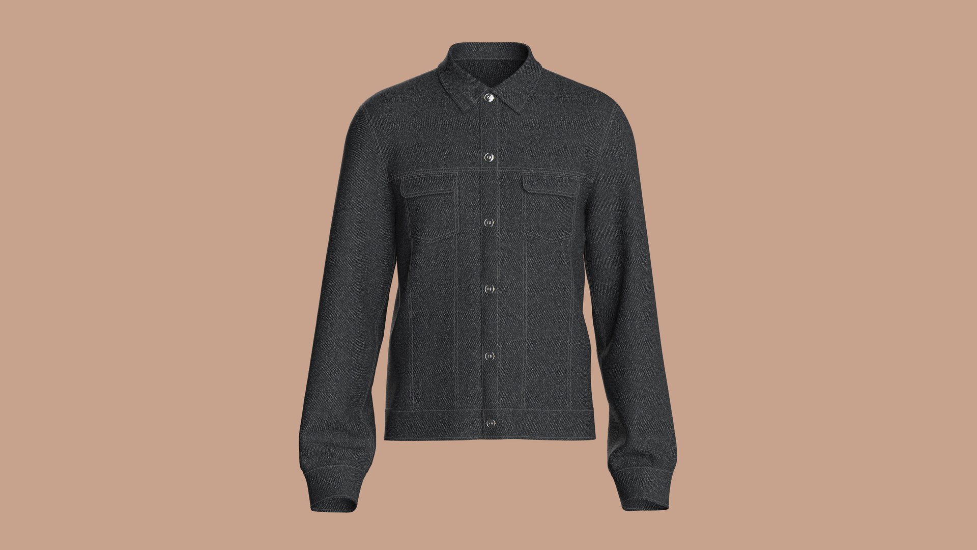 Denim Jacket Model - TurboSquid 2245503
