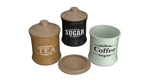 3D Pot 3D Model Set