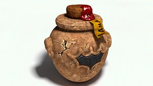 bottle wax 3d model