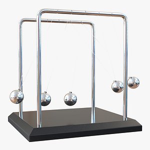 Perpetual Motion Machine 2 Rigged 3D Model