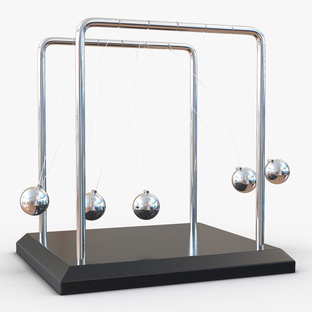 Perpetual Motion Machine 2 Rigged 3D Model 3D model preview