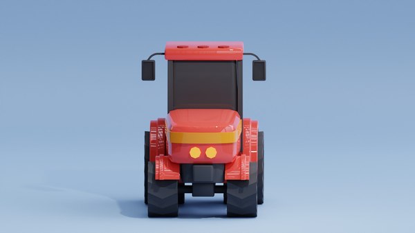 Trator (desenho animado) Modelo 3D - TurboSquid 1117173