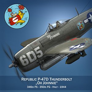 Republic P-47D Thunderbolt - Oh Johnnie