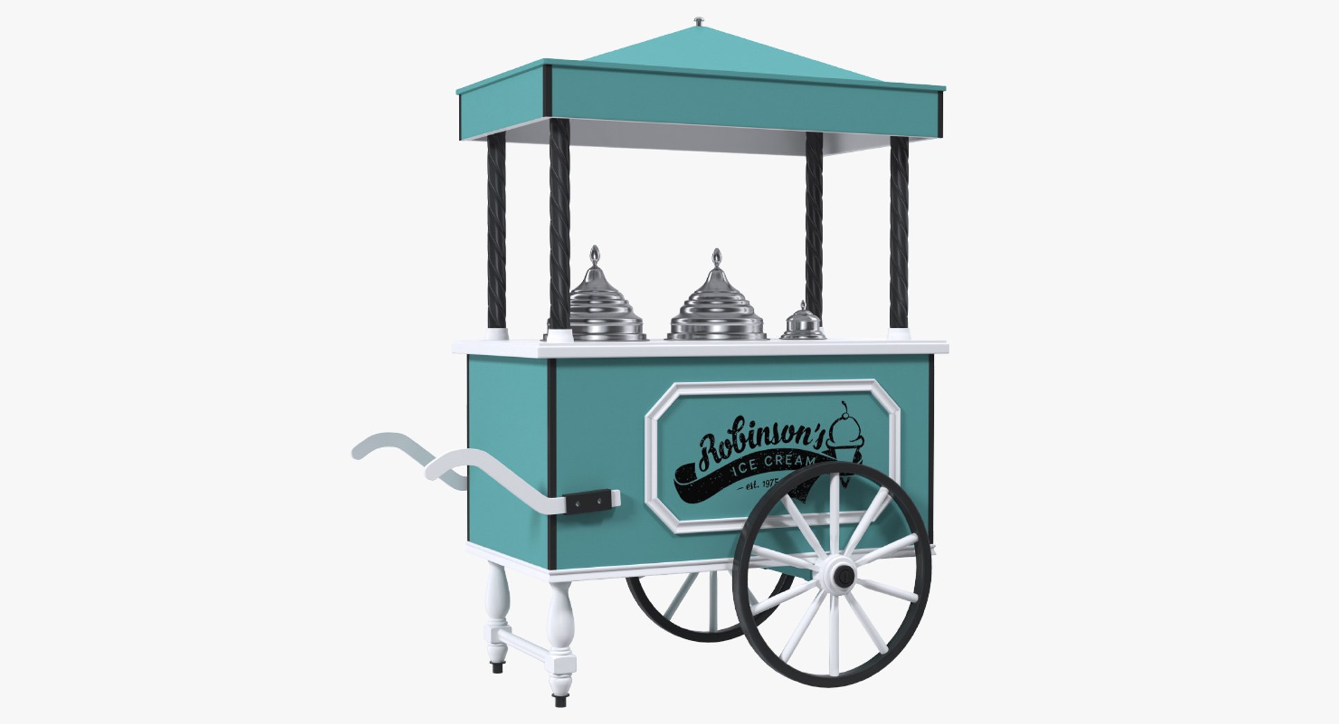Ice Cream Vending Machines Collection 3D model preview