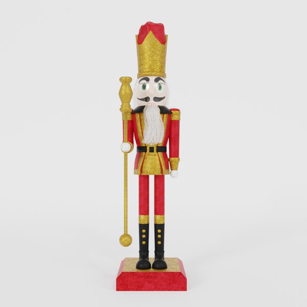 3D christmas nutcracker model - TurboSquid 1663321