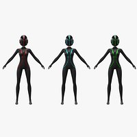 Tron Legacy Woman Racer