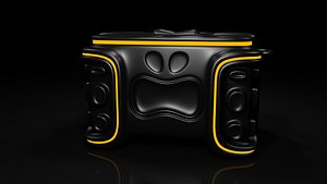 3D Sci Fi Box model