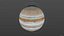 Realistic planet jupiter